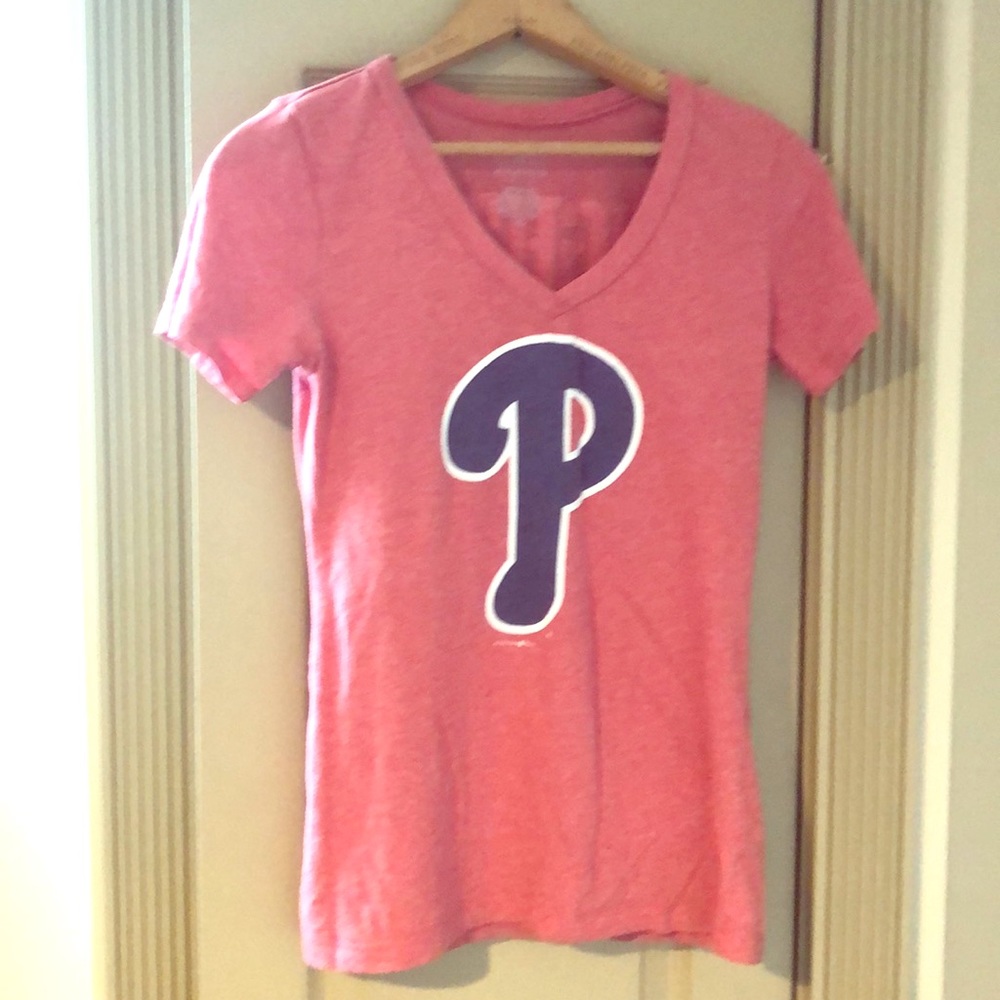 Phillies V Neck Tee